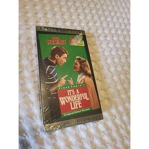 It's‎ A Wonderful Life Original Uncut Version (VHS 1988) Vintage Sealed!